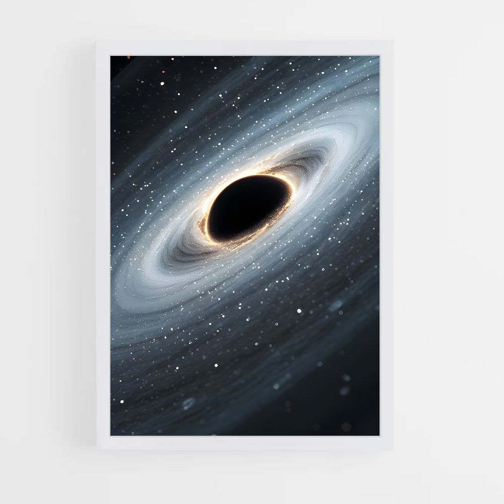 Poster Eclipse Galactique – affiche Trou Noir (vue 3)